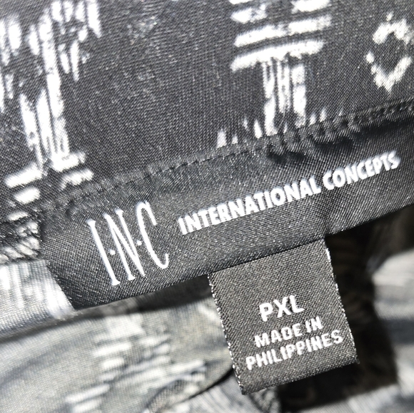 INC International Concepts Stretch Palazzo Cropped Ankle Pants PXL Petite XL - Picture 5 of 7